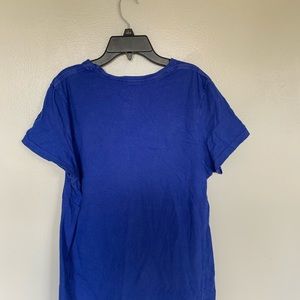 Blue adidas shirt